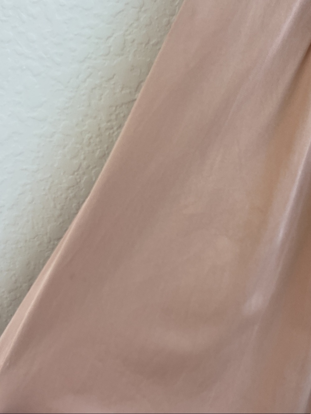 Vintage Texsheen Blush Lace-Trim Maxi Dress | small - Picture 10 of 16